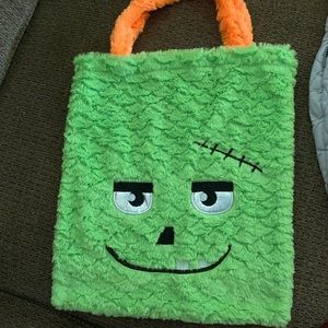 Fuzzy Frankenstein Halloween bag